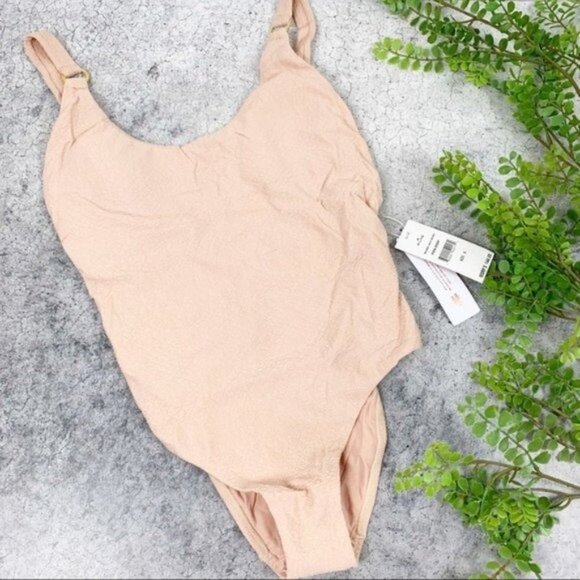 PQ Haley One Piece Swimsuit Pink Sand Tan Revolve Size Small S NWT - Picture 2 of 7